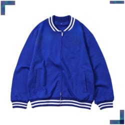 Helios棒球褸  - 0316 薄款牛肚布毛圈底