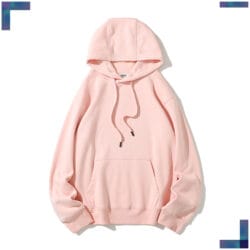 AG 1107 400g Polar Fleece Hoodie - 淺粉