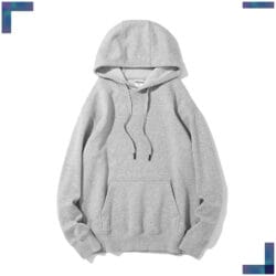 AG 1107 400g Polar Fleece Hoodie - 淺麻灰