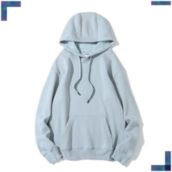 AG 1107 400g Polar Fleece Hoodie - 霧霾藍