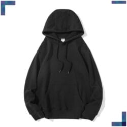 AG 1107 400g Polar Fleece Hoodie - 黑色