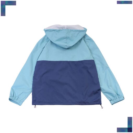 Helios228T – Solid Color Water-Repellent Hooded Windbreaker - Image 4