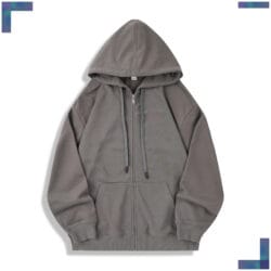 AG 1433 - 330g 薄款牛肚布拉鍊衛衣