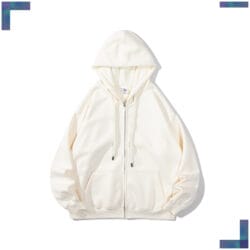 AG 1436 – 360克 超柔棉 寬鬆連帽拉鍊外套